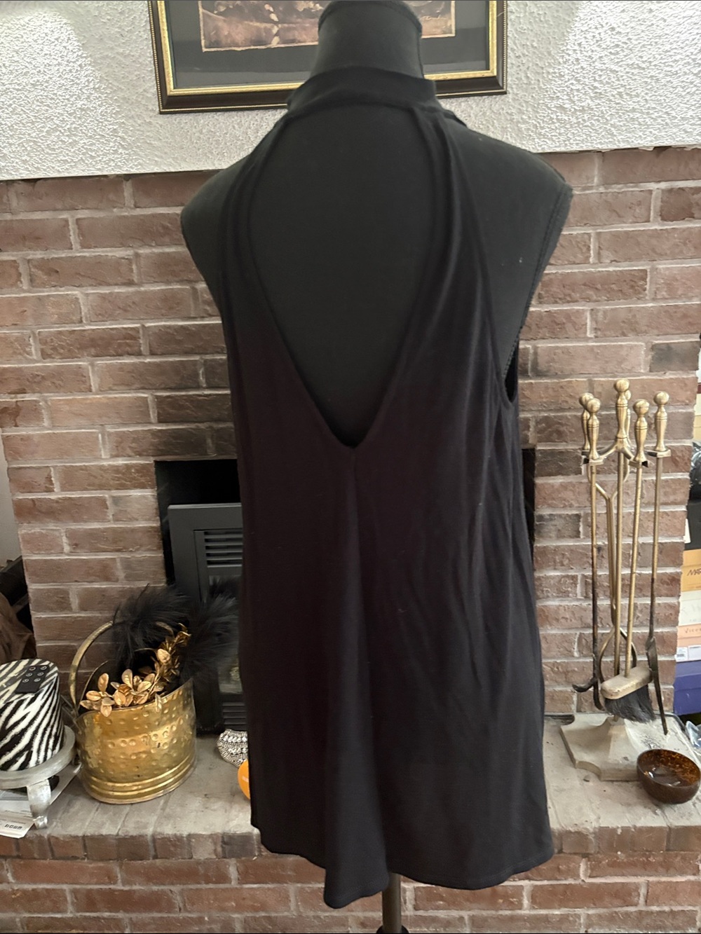 Express Black Racerback Tank Top - Picture 2 of 3